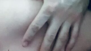 Bf is frolicking with my puffies