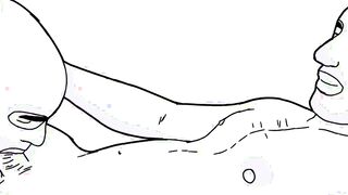 Anon Hooded Drill: Eye Contact While Getting Butthole licked and Pummeled