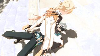 Alhaitham x Aether - Genshin Influence Anime porn Yaoi Toon R34