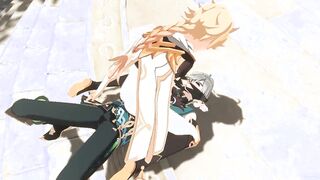Alhaitham x Aether - Genshin Influence Anime porn Yaoi Toon R34