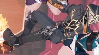 Capitano x Fatui - Genshin Influence Yaoi Toon R34