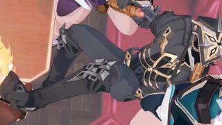 Capitano x Fatui - Genshin Influence Yaoi Toon R34