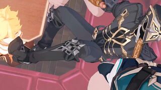 Capitano x Fatui - Genshin Influence Yaoi Toon R34