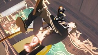 Zhongli has Anal invasion Bang-out - Genshin Influence