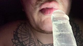 Glowing Faux-cock - Smoking