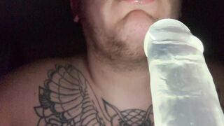 Glowing Faux-cock - Smoking