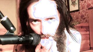 ASMR stud with facial hair doing cuni