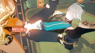 Alhaitham Takes It Up The Bootie - Genshin Influence Yaoi Toon