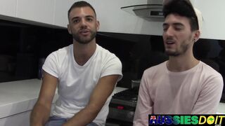 Horny Australians Xavier And Lewis Please Each Others Cocks