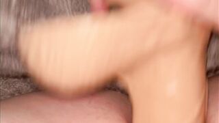 Giant Fake penis Makes My Bootie Gape Like a Professional - Solo Masculine Buttfuck