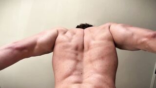 Muscled stallion showcases off his brilliant fur covered figure