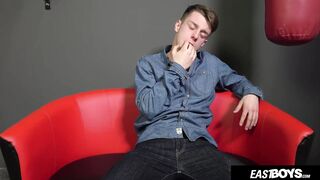Blond Twunk Drains Giant Knob