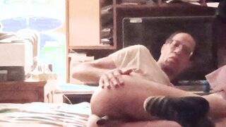 Dark-hued bum gushes in naughty plowing madness