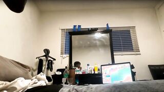 EBONY ARSE DISSOLVES SWIFT WITH MILKY FUCK STICK HEAT