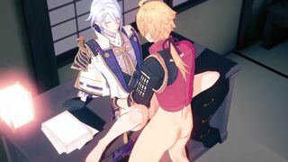 Thoma plumbs Ayato - Genshin Influence Manga porn Cartoon Yaoi