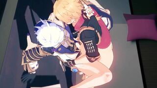 Thoma plumbs Ayato - Genshin Influence Manga porn Cartoon Yaoi