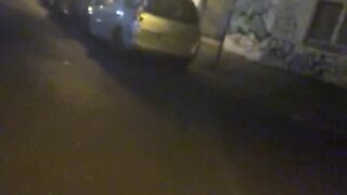 Jacking off outside