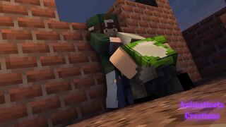 Blowing my Bf and the Nightguard - Minecraft Queer Pornography