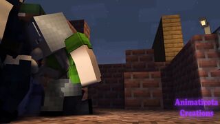 Blowing my Bf and the Nightguard - Minecraft Queer Pornography