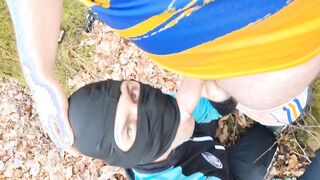 Outdoors and got caught...