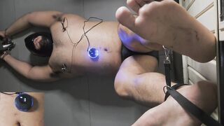 Nip electro have fun to a manacled Latin Chub  SADISM & MASOCHISM Homosexual