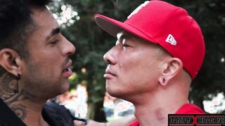 Muscular Asian Damian Dragon Moans While Hunk Top Drills His Asshole