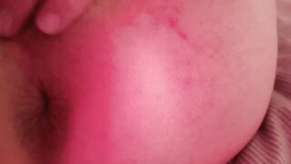Close Up Selffuck Failed Try Fuckpole in Own Bum I think