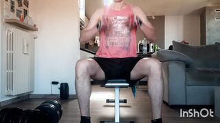 Very first i pump myself, after....i put some frigs in my culo.