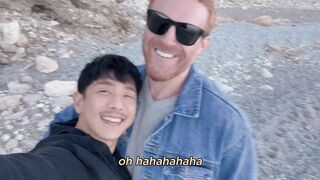 Milky Ginger Top & Japanese Bottom Duo Having Personal Fuckfest on a Individual Beach