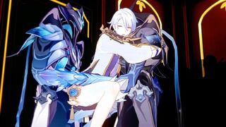 Ayato smashed by NPCs - Genshin Influence Yaoi Manga porn R34