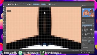 Commission  Dumb homo teddy gets his face plumbed!  SPEEDPAINT!