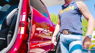 Weenies In The Super-naughty S2:E5 - Fat Cowboy Man sausage at a Smallish Town Gas Station - POINT OF VIEW