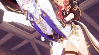Ayato x Thoma Romantic Assfuck Hookup - Genshin Influence Manga porn Yaoi