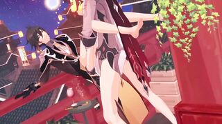 Tartaglia publicly has Lovemaking with Zhongli - Genshin Influence Yaoi R34
