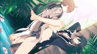 Tartaglia x Zhongli Outdoor Romp - Genshin Influence Yaoi Manga porn