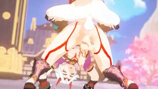 Gorou tops Itto - Genshin Influence R34 Yaoi Cartoon