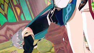Kaveh Pummels Alhaitham Without a condom Assfucking - Genshin Influence Yaoi Toon