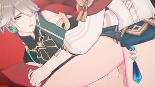 Alhaitham x Kaveh Romantic Crea,mpie - Genshin Influence Yaoi Anime porn Toon