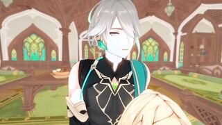 Kaveh x Alhaitham - Genshin Influence Toon Yaoi