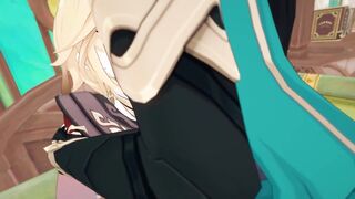 Kaveh x Alhaitham - Genshin Influence Toon Yaoi