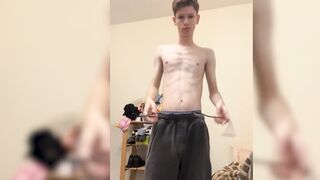 Lean jaw breaks with man rod size
