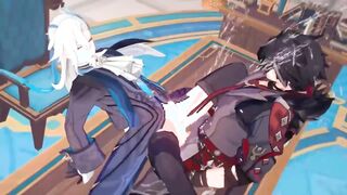 wriothesley tops neuvillette - Genshin Influence - Yaoi Cartoon R34