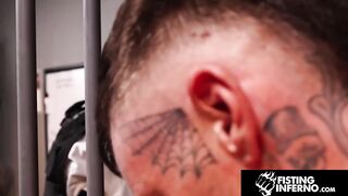 GOING KNUCKLE DEEP INFERNO - Inmate Fisted & Torn up Unmerciful by Warden