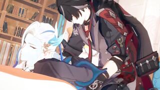 wriothesley nails neuvillette ass-fuck - Genshin Influence Manga porn Yaoi