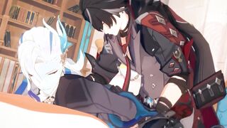 wriothesley nails neuvillette ass-fuck - Genshin Influence Manga porn Yaoi