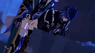 Flins screwed By Varka - Genshin Influence Cartoon Yaoi