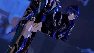 Flins screwed By Varka - Genshin Influence Cartoon Yaoi