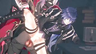 Rerir Pulverizes Flins - Genshin Influence Cartoon Anime porn