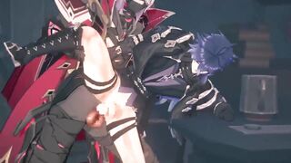 Rerir Pulverizes Flins - Genshin Influence Cartoon Anime porn