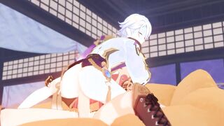 Ayato rails Thomas Humungous Bone - Genshin Influence Anime porn R34